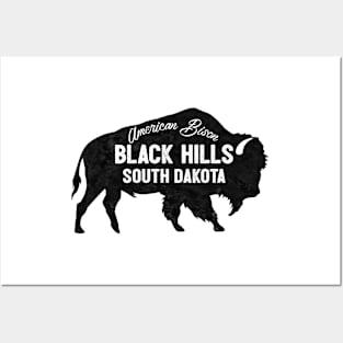 Black Hills South Dakota American Bison Buffalo Posters and Art